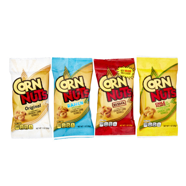 CORN NUTS Original Crunchy Corn Kernels Snack, 1 Oz. Pack of 12 . C1CB - Front Center Inner Pack (Hi Res)