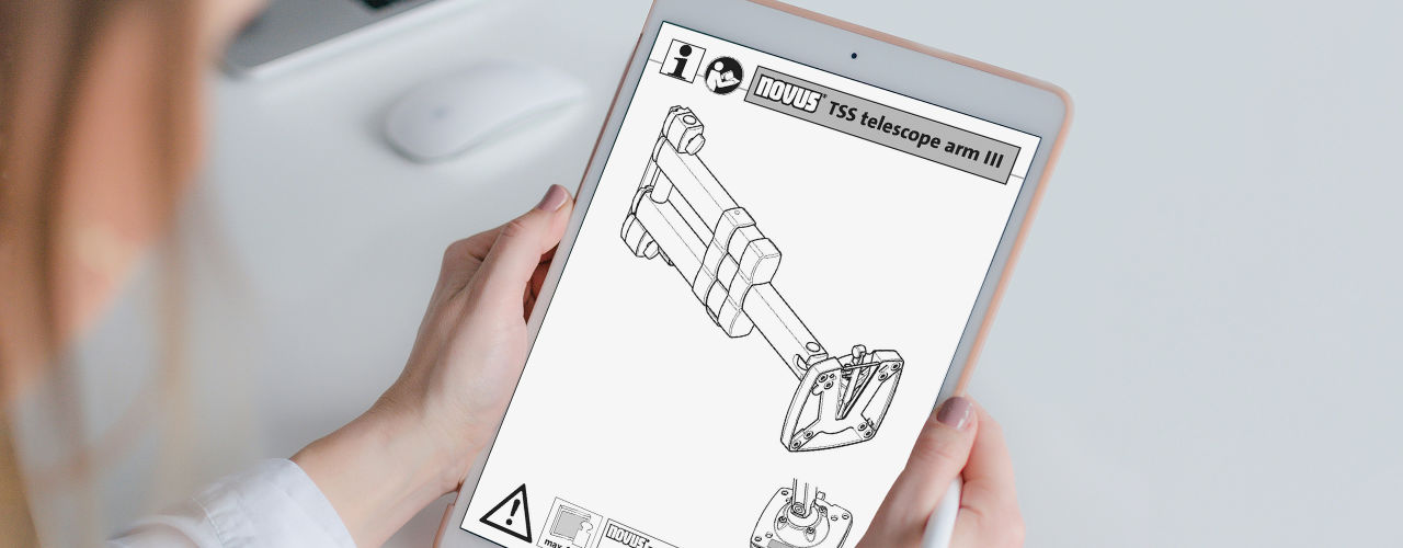 Download the most recent user guides for Novus office products including staplers, monitor arms, and lighting.