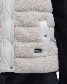 Archer Fleece Gilet Silver Cloud