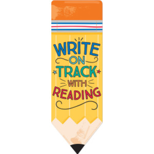 Pencil Write on Track with Reading Bookmarks, Pack of 36