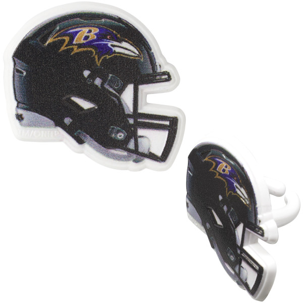 NFL Team Helmet Cupcake Rings