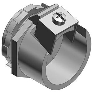 AC/Flex Conduit, Steel, Straight, 1/2 in. Connector