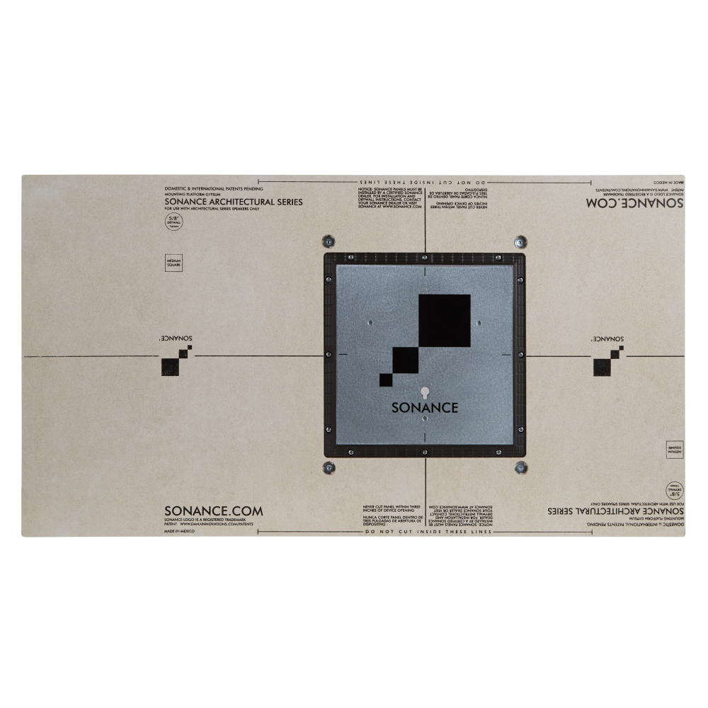5/8IN GYPSUM MOUNTING PLATFORM AS MEDIUM FOR BPS8 OR AS68RS SQUARE (1 EACH)
