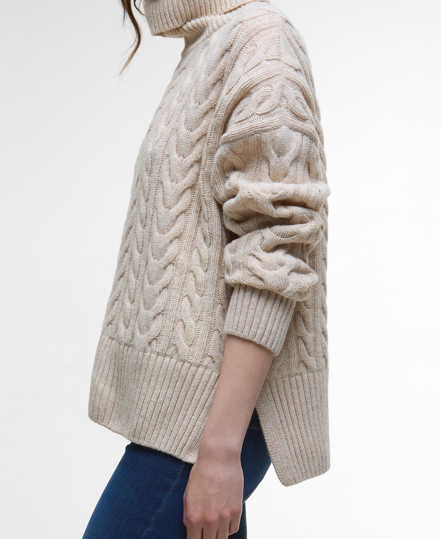 Maglione Embleton a collo alto con risvolto image number 4