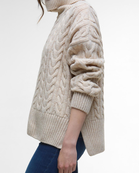 Maglione Embleton a collo alto con risvolto