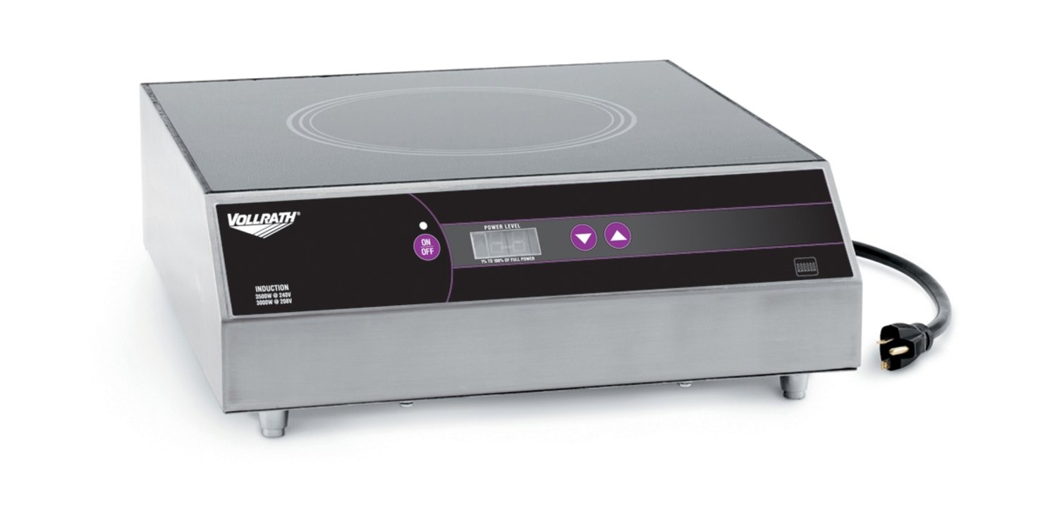 208- to 240-volt 3500-watt Ultra-Series countertop single-hob induction range