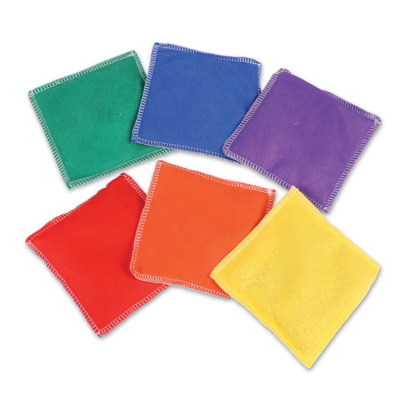 Rainbow Bean Bags, Pack of 6