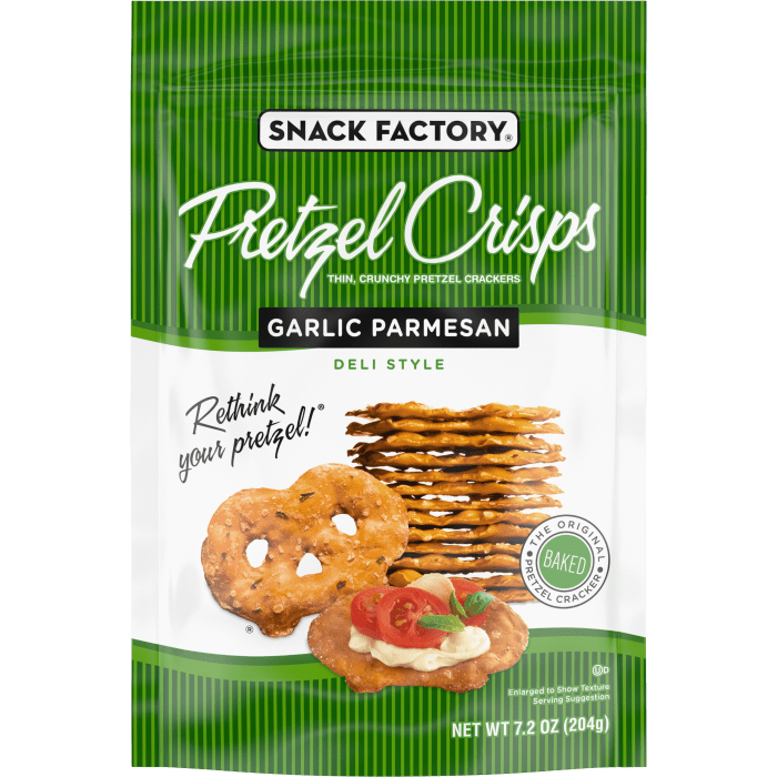 Garlic Parmesan Pretzel Crisps