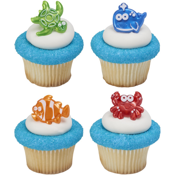 Beach Cuties Cupcake Rings