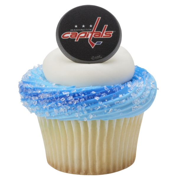 NHL® Team Puck Cupcake Rings