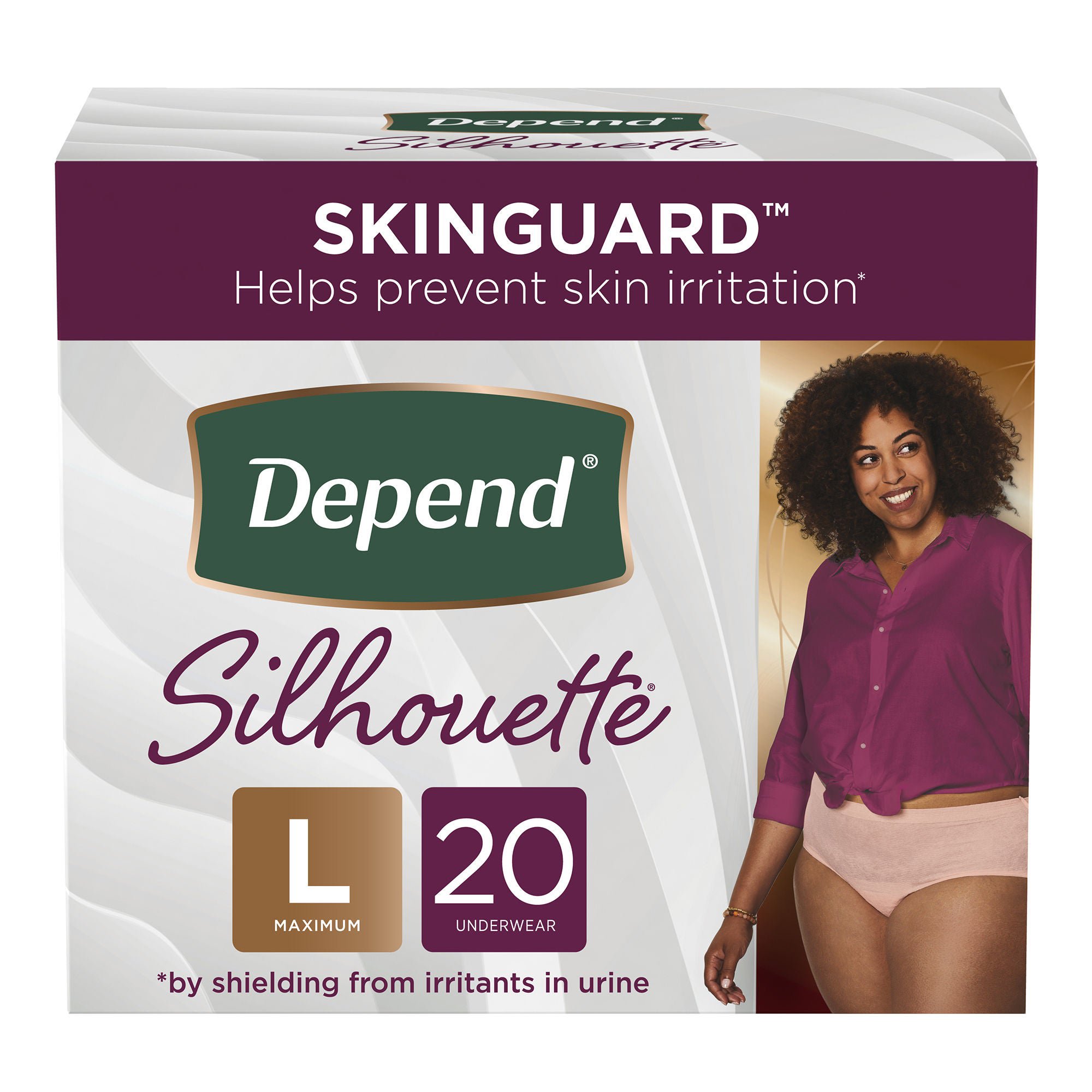 Kimberly Clark UNDERWEAR, INCONT DEPEND FML PNK LG (20/PK 2PK/CS)