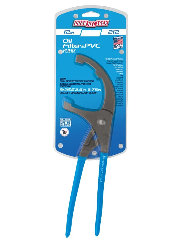 212 12-inch Oil Filter/PVC Pliers
