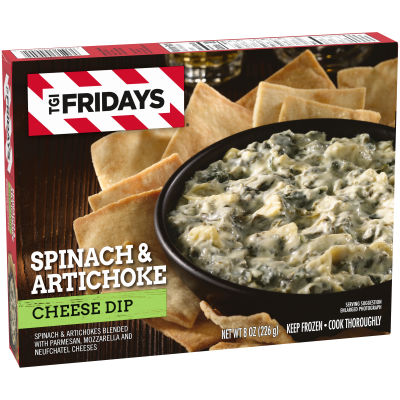 TGI Fridays Spinach & Artichoke Cheese Dip, 8 oz Box