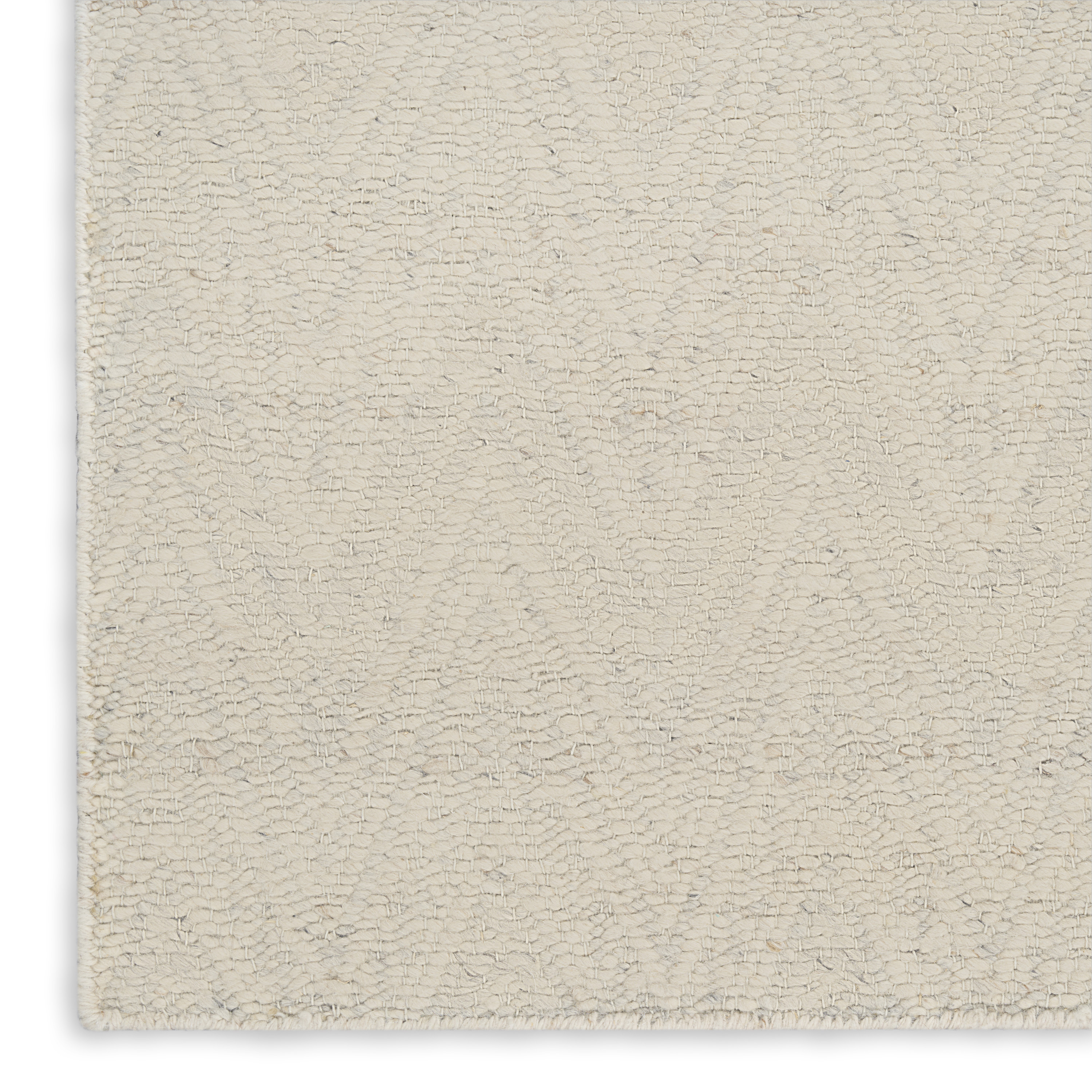 DKNY Pure Purl 5'3" x 7'3" Ivory Modern Indoor Rug