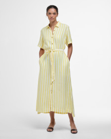 Adelaide Maxi Dress Sunray Yellow Stripe