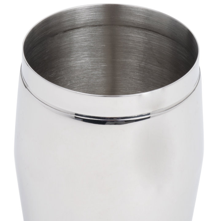 22-ounce stainless steel contemporary cocktail shaker