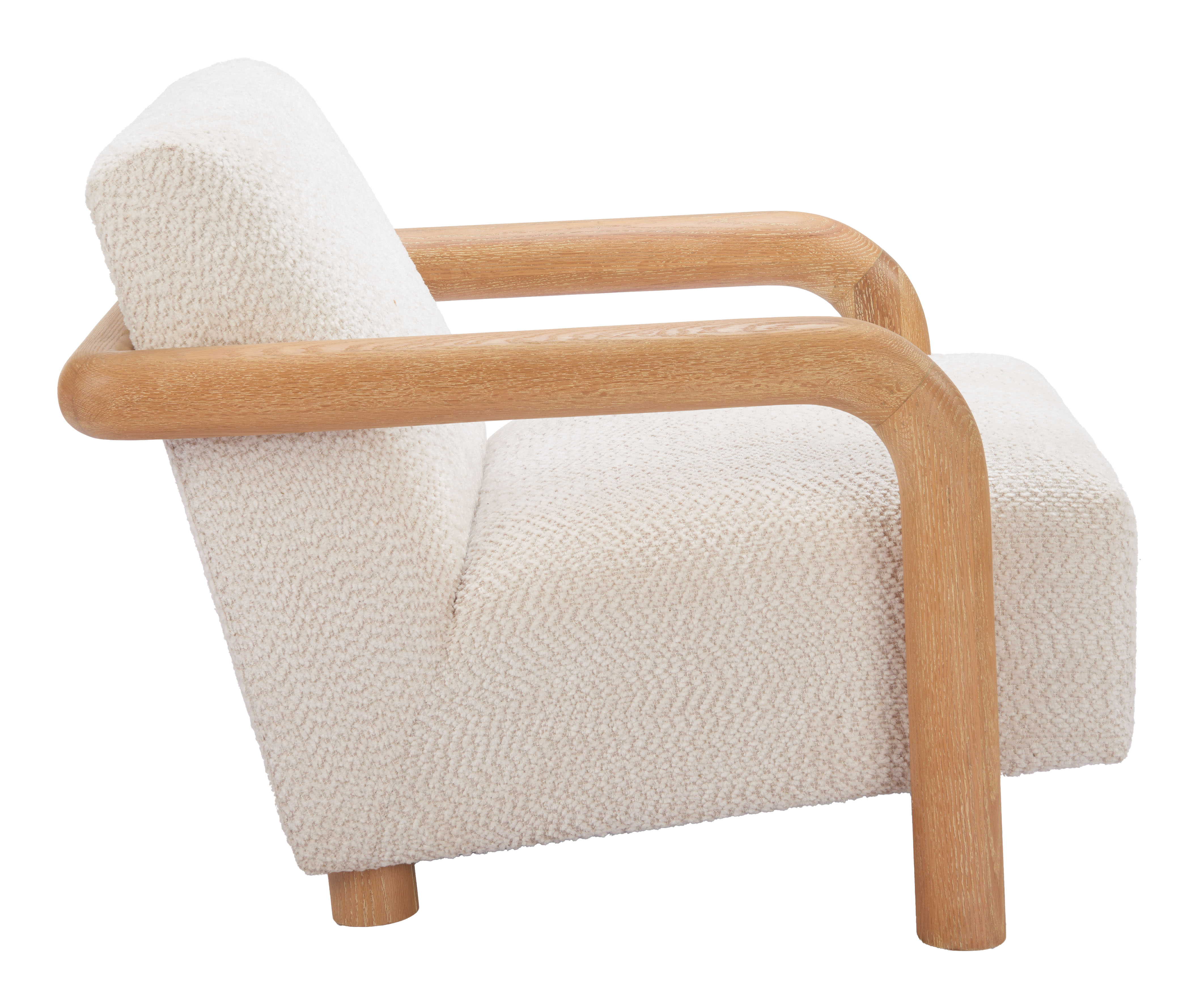 Subliem Accent Chair Cotton White product image