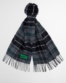 Sciarpa tartan Barbour x GANNI 