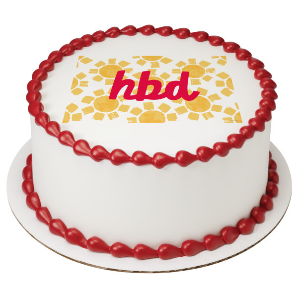 HBD PhotoCake® Edible Image®