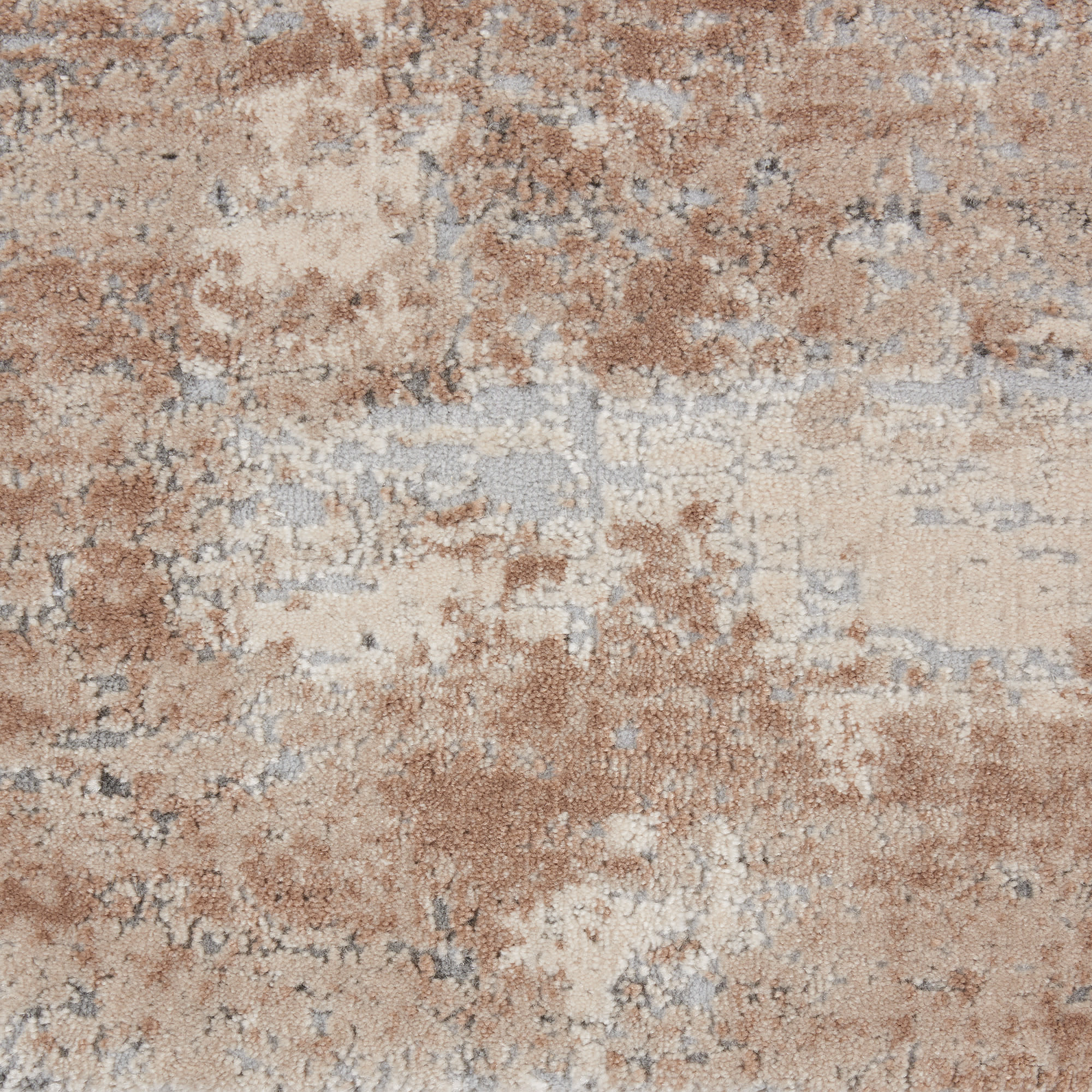 Nourison Rustic Textures 2'2" x 7'6" Beige Modern Indoor Rug