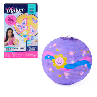 Cool Maker, Lovely Lantern Painting Kit with 5 Colors, Paint & Design a Trendy Lantern, Room Decor Arts and Crafts Kit, Kids Toys for Girls Ages 6 and up