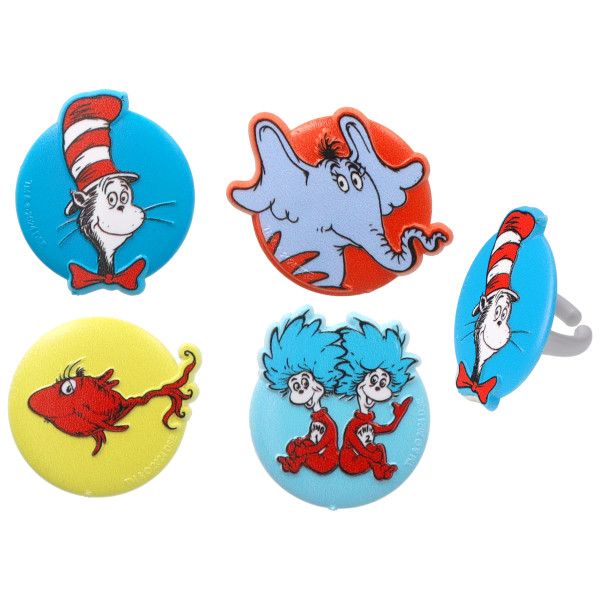 Dr. Seuss Assortment Cupcake Rings