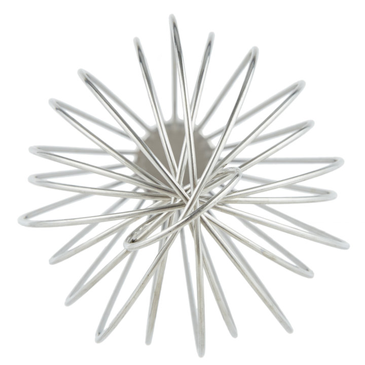12-inch stainless steel piano whip