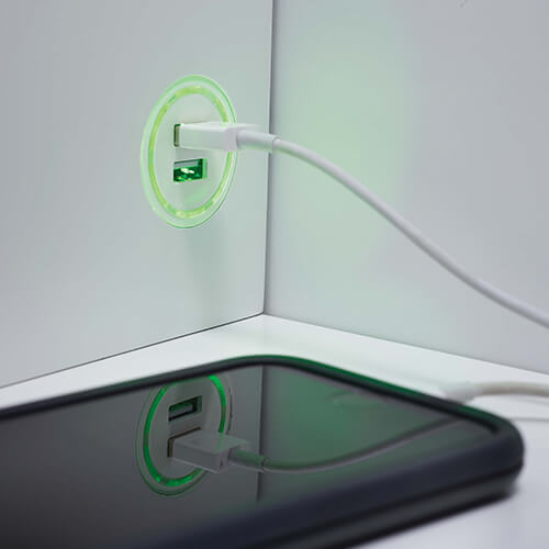 Port de chargement USB double