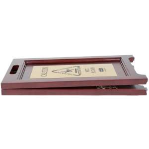 Rubbermaid Commercial, Executive Series, Multilingual "Caution", Wet Floor Sign, Gold, 22"