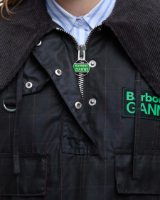Anorak cerato in tartan Barbour x GANNI 