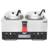 Twin-well 7-quart 120-volt Cayenne® model TW-27R rethermalizer with accessory package