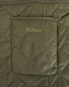 Deveron Quilted Jacket Olive-Pale Pink