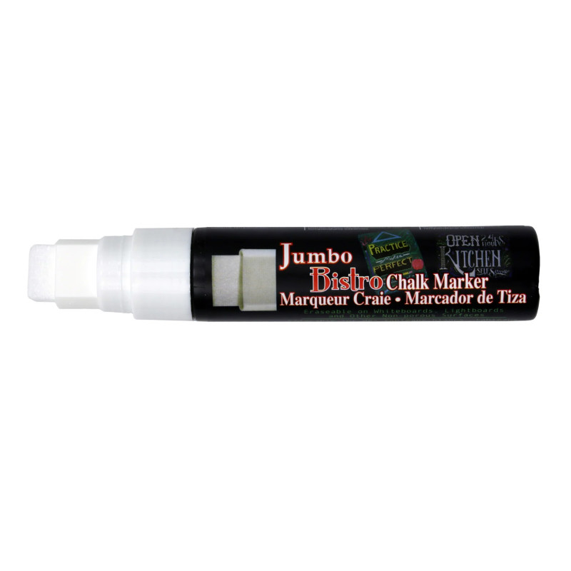 Jumbo Tip Chalk Marker - White Color