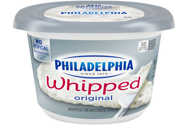 Philadelphia Original Whipped Cream Cheese Spread 12 oz Tub - My Food ...