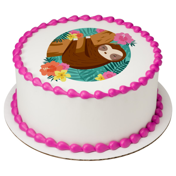 Sloth PhotoCake® Edible Image®