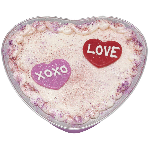 Shimmer Hearts Cupcake Rings