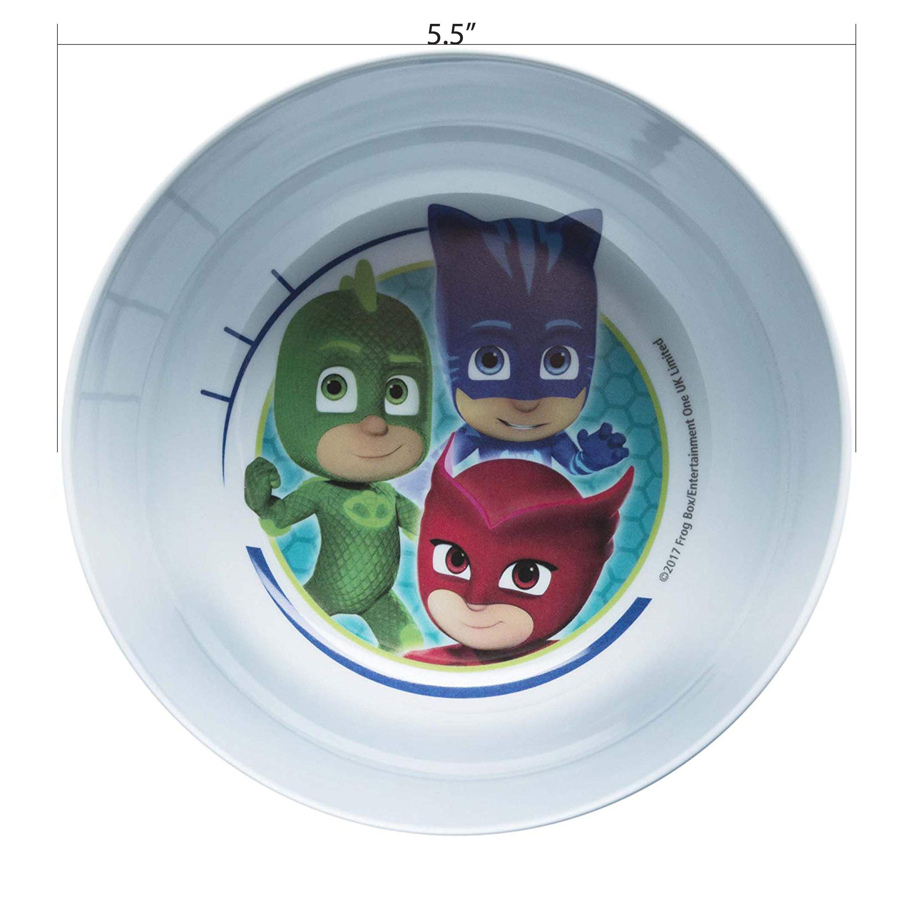PJ Masks Dinnerware Set, Catboy, Owlette & Gekko, 5-piece set