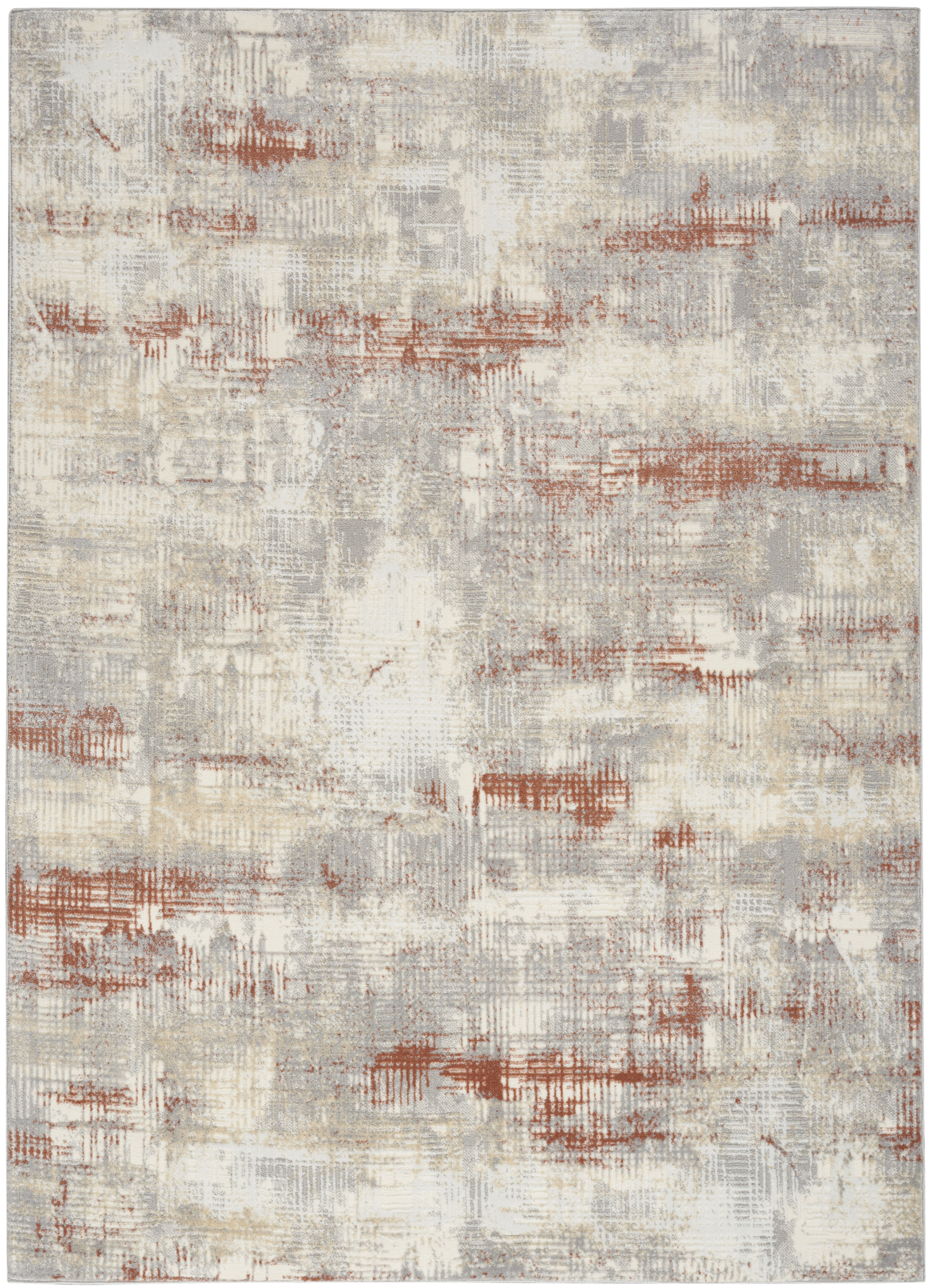 Calvin Klein CK950 Rush 5'3" x 7'3" Ivory Multicolor Modern Indoor Rug
