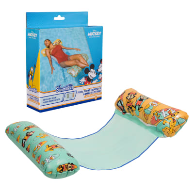 SwimWays Mickey & Friends Swim Hammock, Adult Mickey Mouse Pool Float, Personal Flotation Device for Swimming Pools, Disney Outdoor Toys, Ages 15+