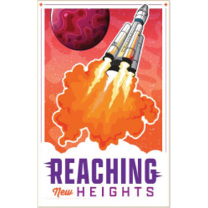 Poster 13"x19" Mission To Explore New Height