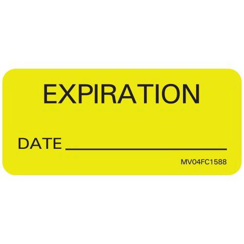 PDC Healthcare LABEL, EXPIRATION DATE CHART USE 2 1/4"X1" (420/RL)