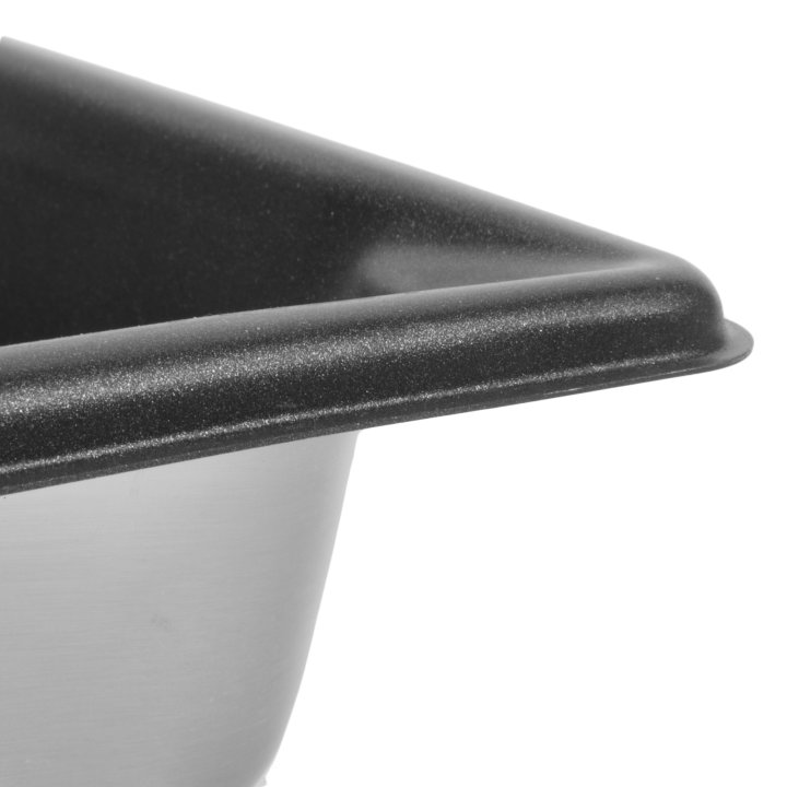 Full-size 2 ½-inch-deep Super Pan V® stainless steel steam table pan with Steel Coat x3™ nonstick coating