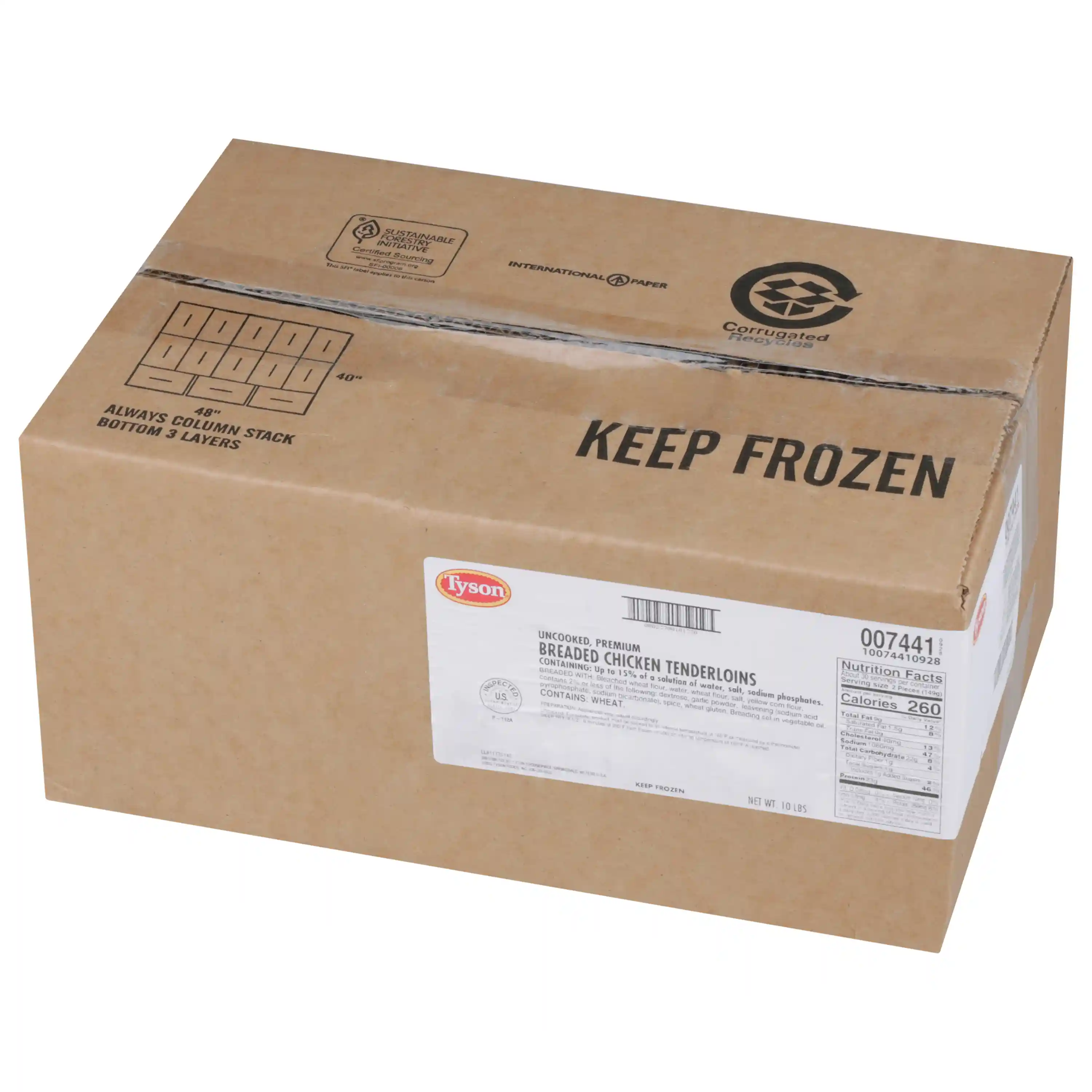 Tyson® Uncooked Breaded Chicken Tenderloins_image_5