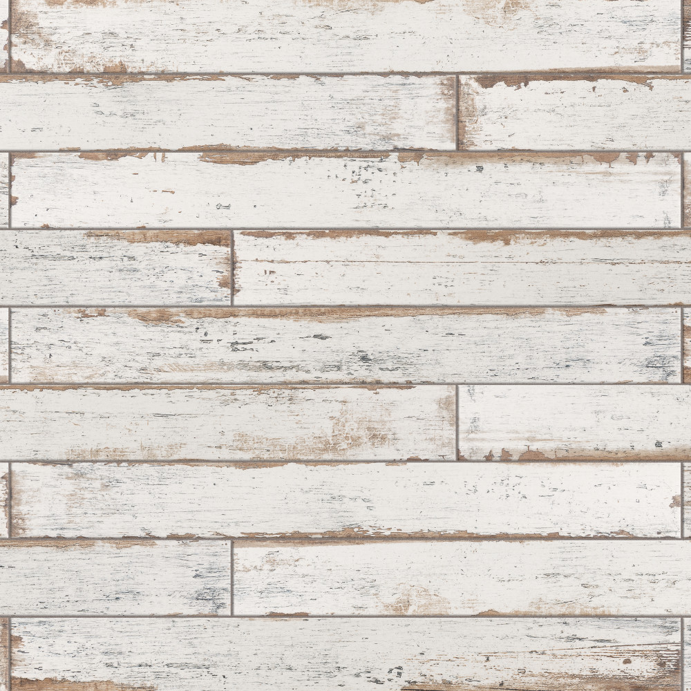 Retro Blanc 2-3/4 in. x 23-1/2 in. Porcelain Floor and Wall Tile