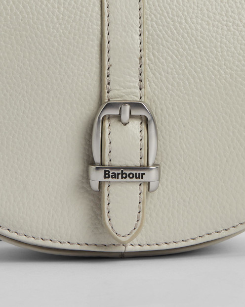 Laire Leather Saddle Bag Light Sand