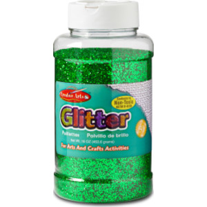 Creative Arts by Charles Leonard Glitter, 16 oz. Bottle, Green