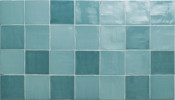 Mood Turquoise 5×5 Field Tile Glossy