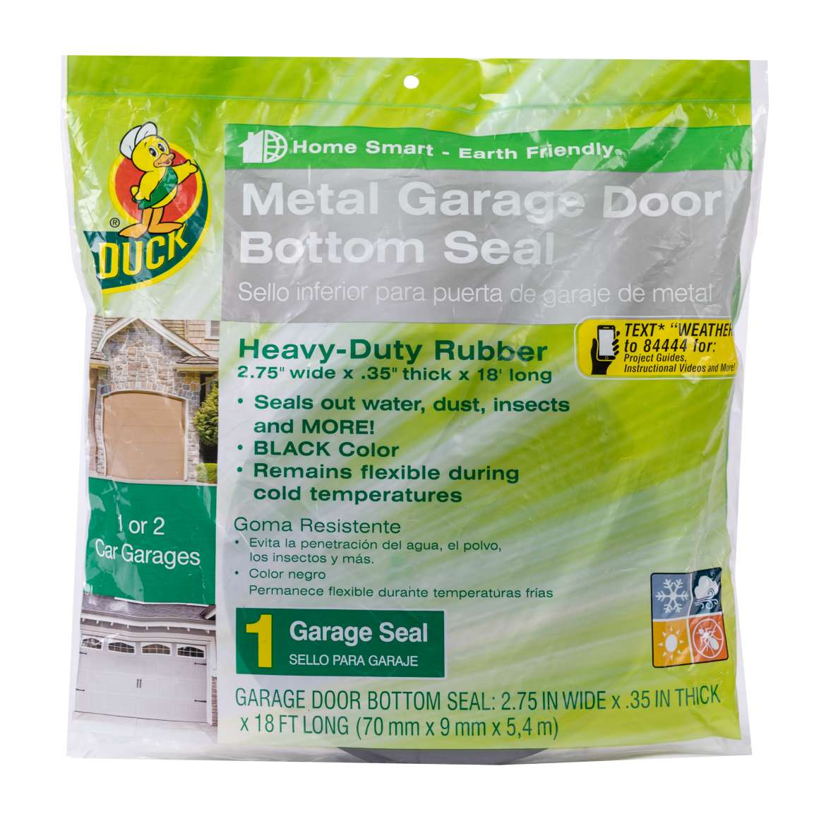 Duck® Metal Garage Door Bottom Image