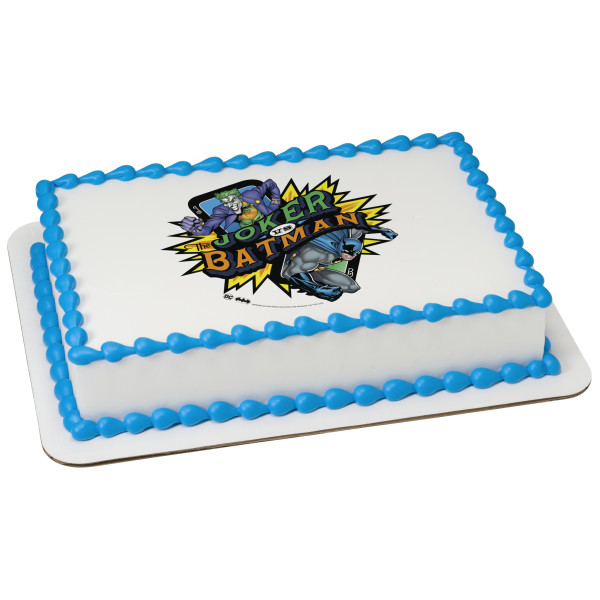 The Joker vs The Batman™ PhotoCake® Edible Image®