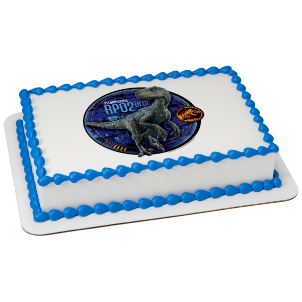 Jurassic World Fallen Kingdom Blue PhotoCake® Edible Image®